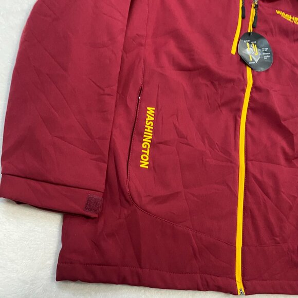 NWT Washington Football Team NFL Team Apparel 3 Layer Soft Shell Jacket XL - Picture 5 of 13